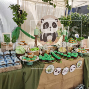 Διακόσμηση Βάφτισης Tropical Panda